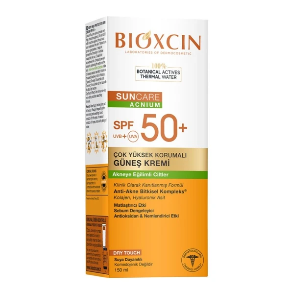 Bıoxcın Güneş Kremi Spf 50 Akneye Eğilimli Ciltler 150 Ml