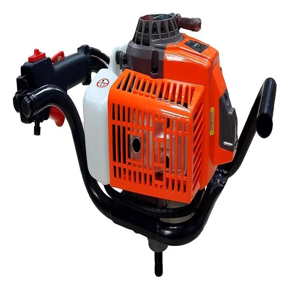 Gardenpro Çift Helezonlu Toprak Burgu Makinası 3.1 Hp 400 mm Çap - 3