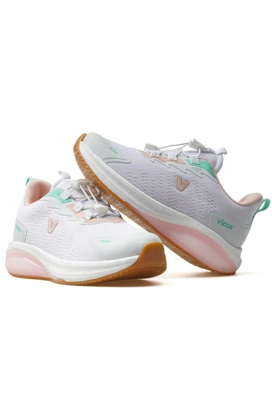 Vicco Knit 346:F25Y.153 Anatomik Taban Kız Çocuk Spor Ayakkabı Beyaz 32-37 - 6