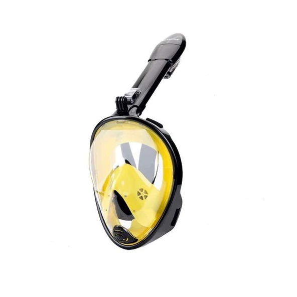 Bermuda Full Face Tam Yüz Maskesi Sarı/Siyah S/M