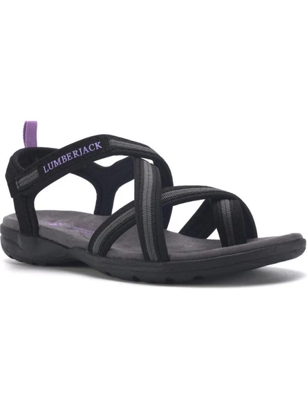 LUMBERJACK ALISA 3FX SİYAH COMFORT CASUAL ANATOMİK SANDALET