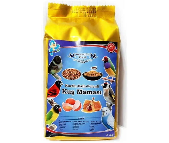 Beautiful Food Kurtlu Polenli 1kg.