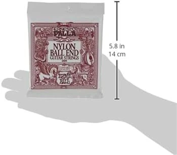 Ernie Ball P02409 Ernesto Palla Klasik Gitar Telleri Siyah & Altın Ball Uçlu Naylon - 3