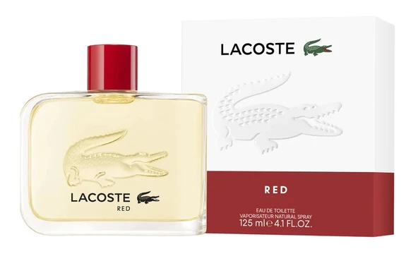 Lacoste Red Bay Parfüm 125 Ml Resmi Distribütör Yeni Ambalaj