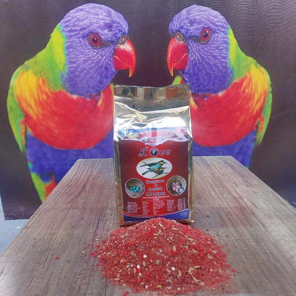 Beautiful Food Love Kızıştırma ve Doluluk Kuş Yemi Maması 1 KG - 3