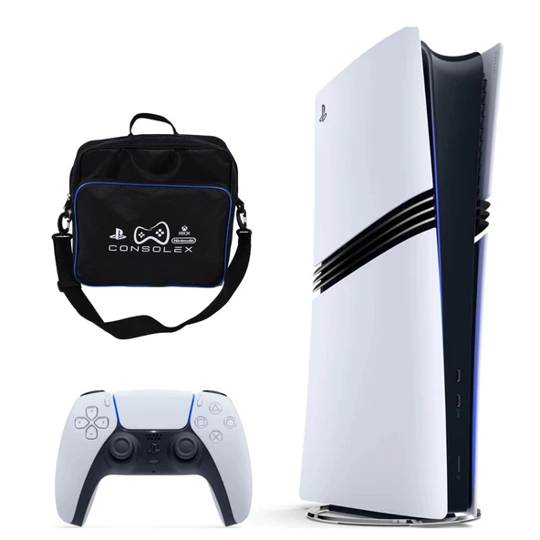 Sony Playstation 5 - Pro 2 TB Oyun Konsolu - Tek Kol (CFI-7021 Avrupa) + ÇANTA