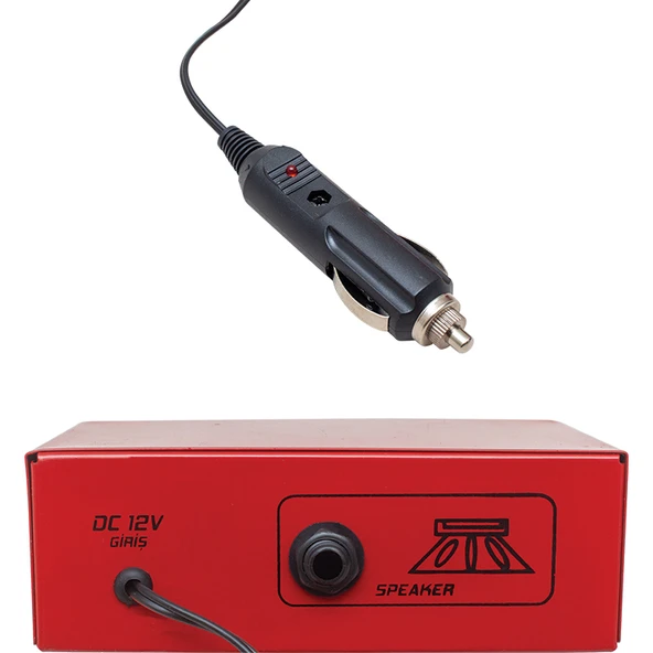 12 Volt 40 Watt Mini Metal Kasa Pazarcı Anfisi - 3