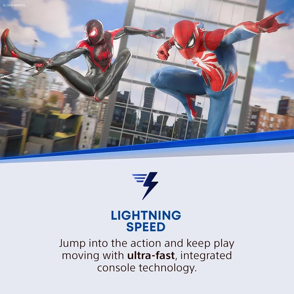 Sony Playstation 5 - CFI 2016 Avrupa - 1 TB Slim Cd Edition Konsol - Çift Kol (Mor) + ÇANTA - Resim 4