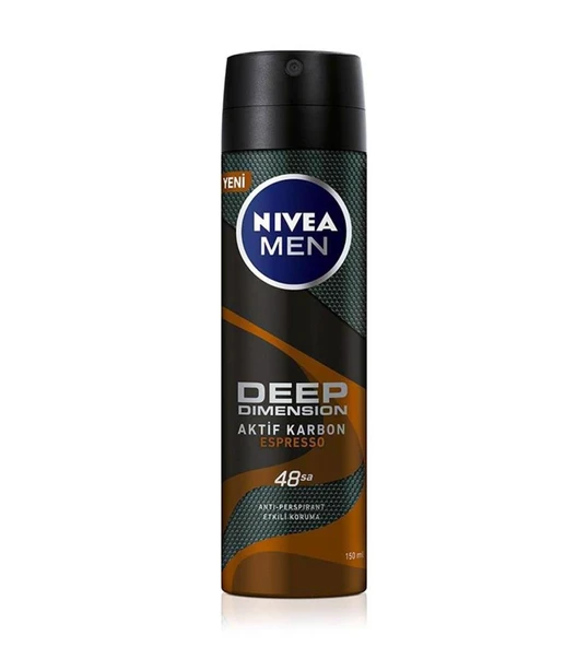 Nivea Men Deep Dimension Espresso Deodorant 150 Ml