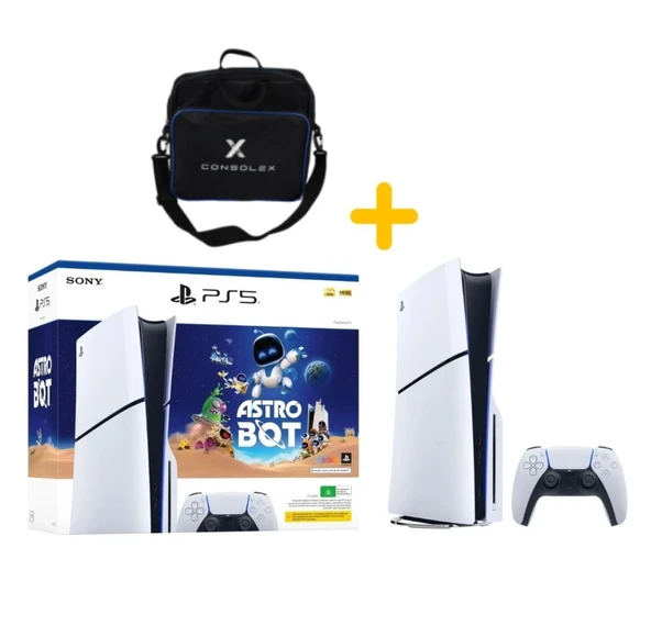 Sony Playstation 5 Astro Bot - CFI 2016 Avrupa - 1 TB Slim Cd Edition Konsol - Tek Kol + ÇANTA