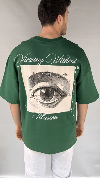 Göz Detay Baskılı T-shirt - 2