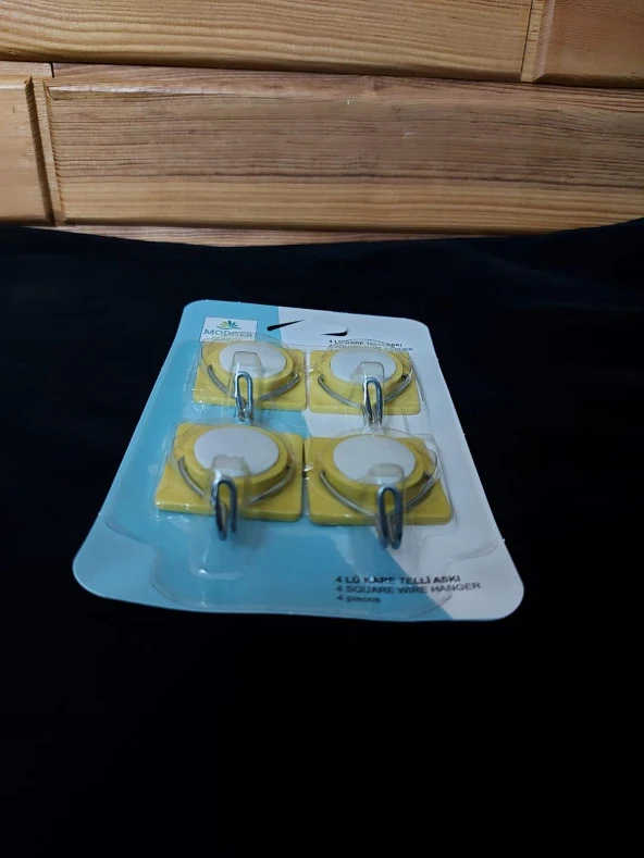 Yapışkanlı 6 LI Figür Desenli Dekoratif Mutfak Banyo Çocuk Odası Askısı - 6