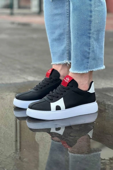 WG040 Siyah Erkek Casual Ayakkabı - Resim 3