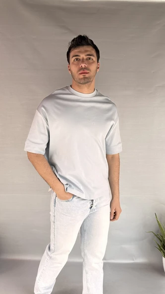 Kol Manşet Detay Oversize T-shirt