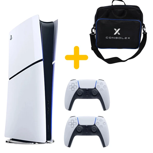 Sony Playstation 5 - CFI 2016 Avrupa - Slim Dijital Versiyon - Çift Kol + ÇANTA