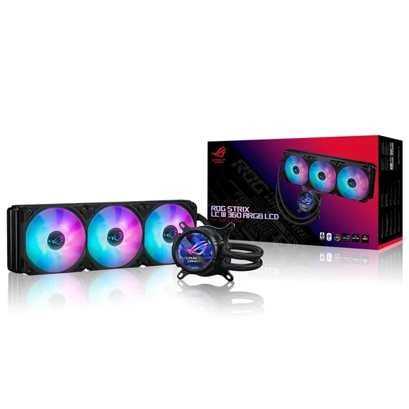 Asus ROG Strix LC III 360 ARGB LCD 360mm Sıvı Soğutucu