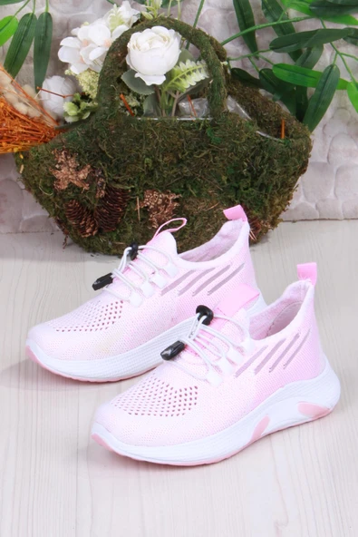 Fort 507051 Gossi Rahat Esnek Hafif Bağçıksız Tekstil Delikli Kız Çocuk Ayakkabı - 4