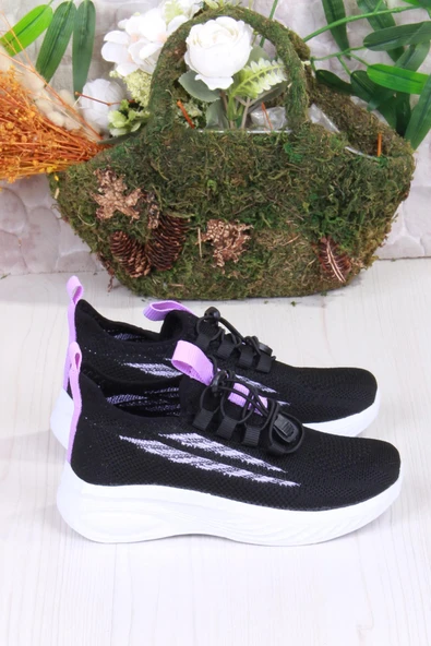 Fort 507051 Gossi Rahat Esnek Hafif Bağçıksız Tekstil Delikli Kız Çocuk Ayakkabı - 12