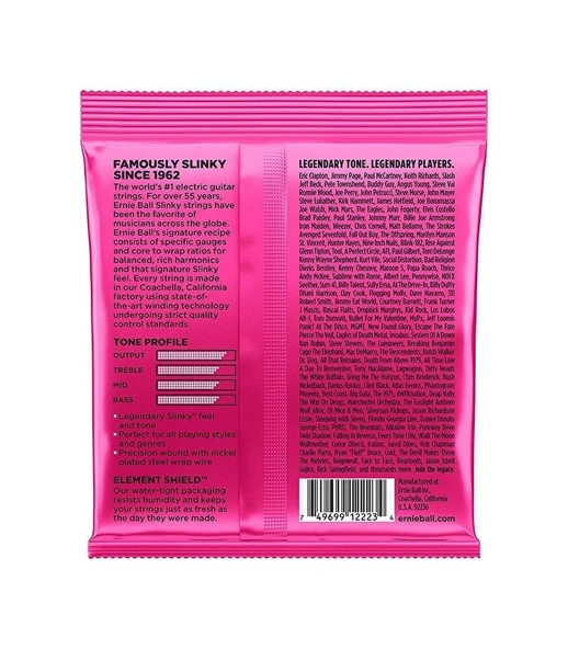 Ernie Ball P03223 Super Slinky Nickel Wound Electric Guitar Strings 3 Pack - 9-42 Gauge - 2