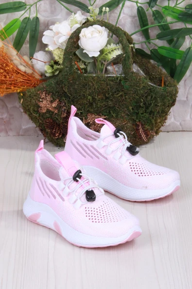 Fort 507051 Gossi Rahat Esnek Hafif Bağçıksız Tekstil Delikli Kız Çocuk Ayakkabı - 3