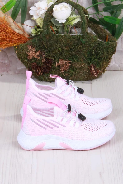 Fort 507051 Gossi Rahat Esnek Hafif Bağçıksız Tekstil Delikli Kız Çocuk Ayakkabı - 2