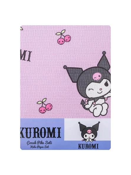 LCW HOME Karişik Kuromi Baskılı Çocuk Pike Seti - 4