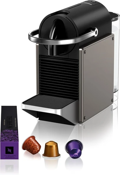 Nespresso Pixie C62 Titan Kapsül Kahve Makinesi - 2