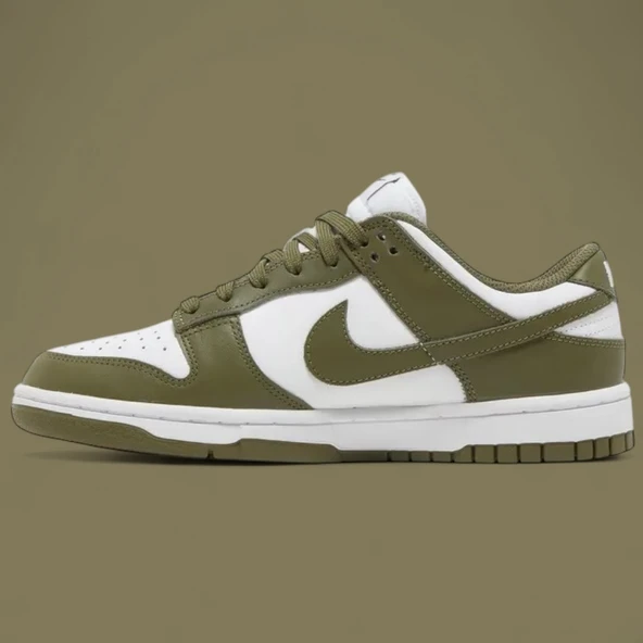 Nike Dunk Low 'Medium Olive - Resim 2