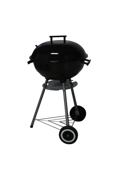 Kumtel KB-453Y Kömürlü Yuvarlak Mangal Barbekü Siyah