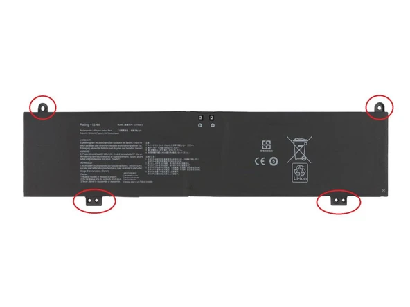 Asus TUF Dash F15 FX517ZR-HN013A2 uyumlu Notebook Bataryası, Laptop Pili - Ver.1