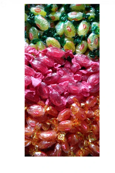 1 Kg. Karışık Kent Şeker (Çilektat, Limontat, Portakaltat) - 2