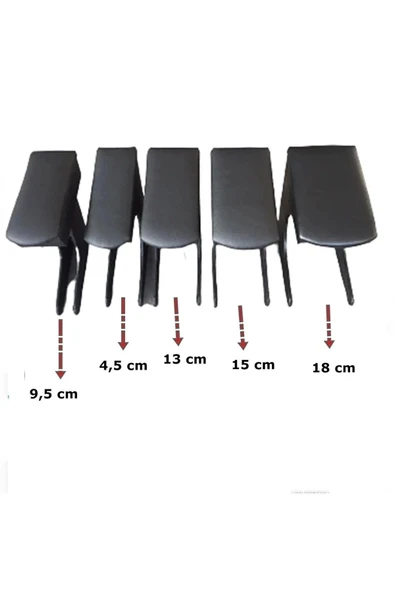 Araba Oto Kolçak Ayaklı Delmeden Pratik Tamamı Mdf Iki Ön Koltuk Arası Ölçüsü 18 cm Olan Araçlar - Resim 4