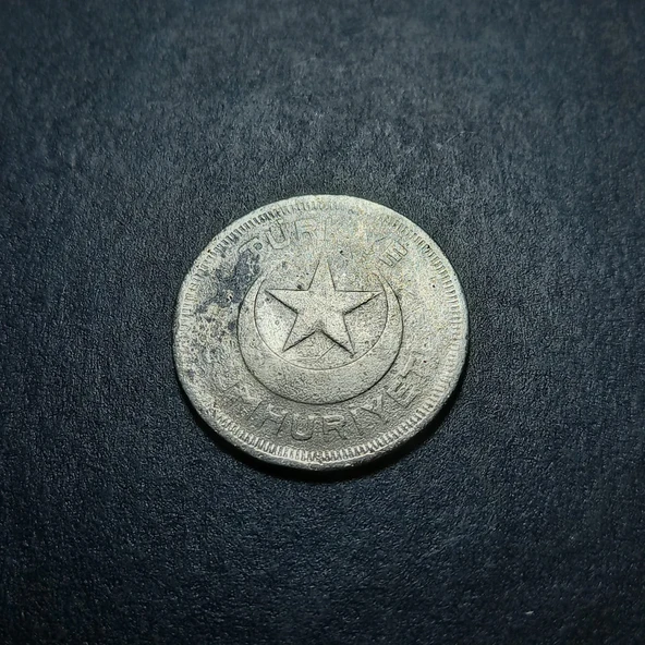 Escoines Koleksiyon 3996368168ec9065fe 10Kuruş 1936 (RR) Temiz/ÇT eski madeni para - Resim 5