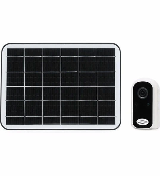 Kamera IPS-61 1080P Solar Güneş Panelli Ip Kamera Outdoor Wifi HD Güvenlik Kamerası Kingboss
