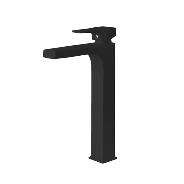 NEWARC AQUA ÇANAK TİPİ LAVABO BATARYAS SİYAH