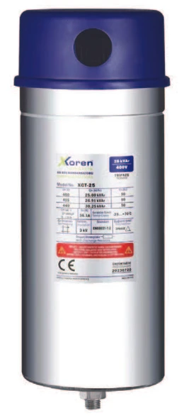 XKOREN 0.5 kVAR 230V 2.2A 30.1 UF Monofaze Güç Kondansatör