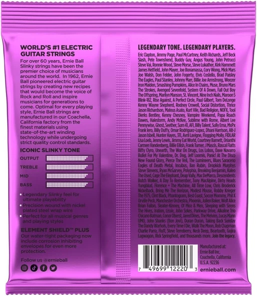 Ernie Ball P03220 Power Slinky Elektro Gitar Teli 3 Pack - 2