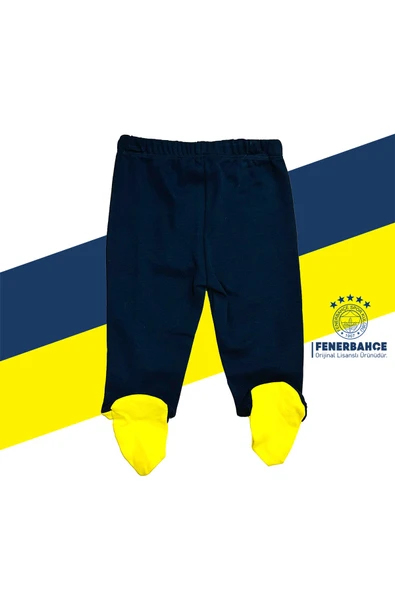 Fenerbahçe Orijinal Lisanslı Patikli Lacivert Bebek Eşofman Alt - 2