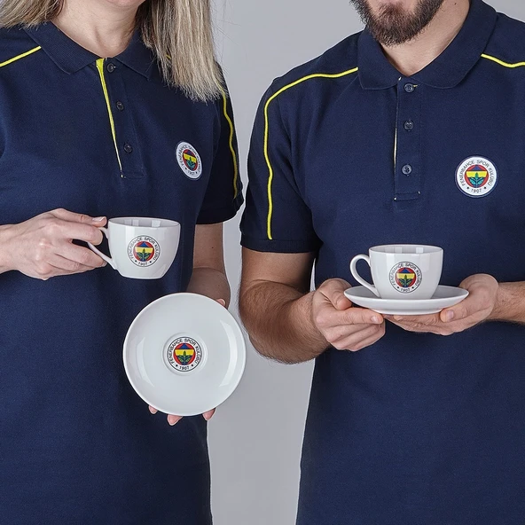 Fenerbahçe Orijinal Lisanslı 2'li Çay Fincanı Takımı Kişiye Özel Ahşap Kutulu - 5