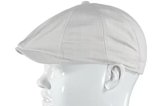 Vintage Touch Çocuk Kasket  Zarif ve Şık Yumuşak Keten Kasket 4-6 Yaş - Resim 3