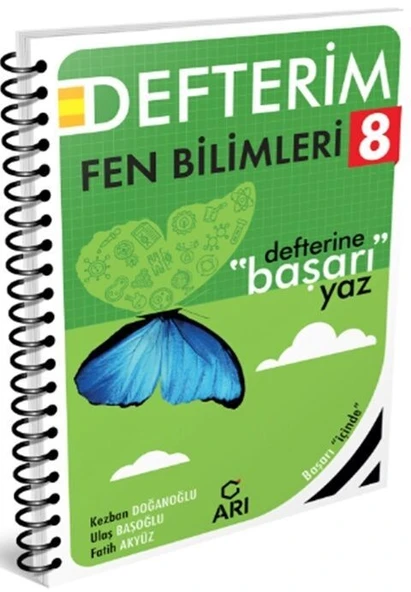 8. Sınıf Fen Bilimleri Akıllı Defteri Arı Yayıncılık ürün görseli