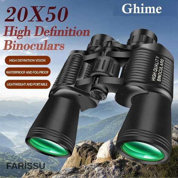 KL65 20x50 HD Dürbün | Geniş Görüş Açısı, Yüksek Büyütme Kapasitesi - 4