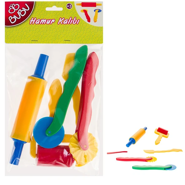 Bu-Bu Oyun Hamuru Kalıbı 10 Parça BUBU00001