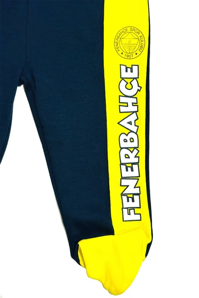 Fenerbahçe Orijinal Lisanslı Patikli Lacivert Bebek Eşofman Alt - 4