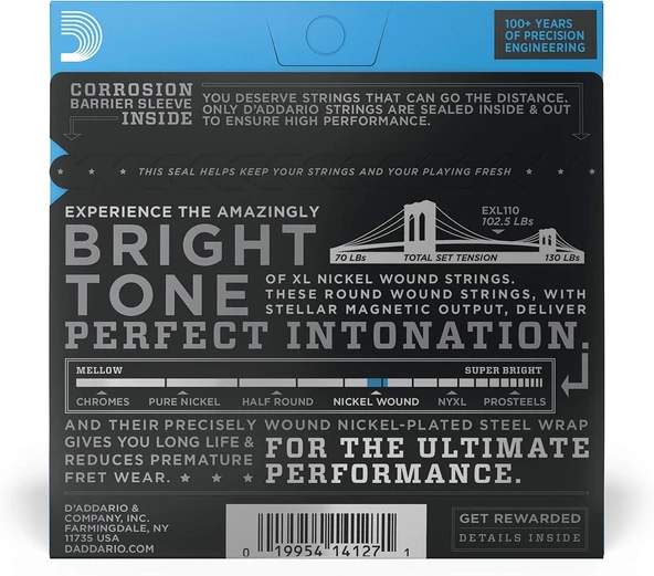D'Addario Exl110 Elektro Gitar Teli (10-46) - 2