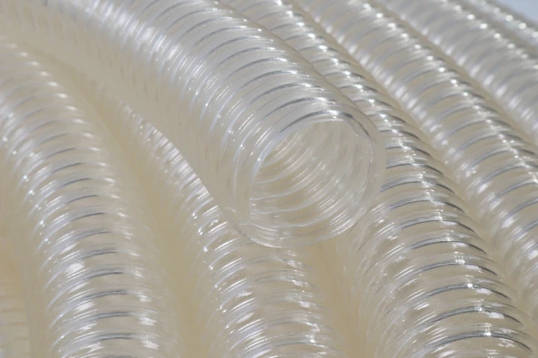 Şeffaf Spiral Lavabo Sifon Hortumu (1
