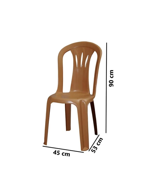 Omnipazar MT-GF181 Maggio Plastik Bahçe Balkon Sandalye 4'lü Set - 2