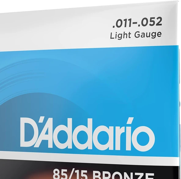 D'Addario Ez910 Akustik Gitar Tel Seti, 85/15 Bronze, Light Gauge - 4