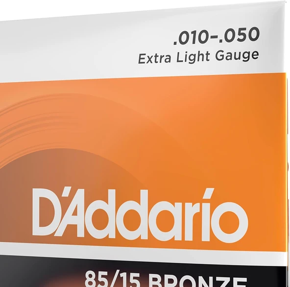 D'Addario EZ900 85/15 Bronze Akustik Gitar Teli (10-50) - 4