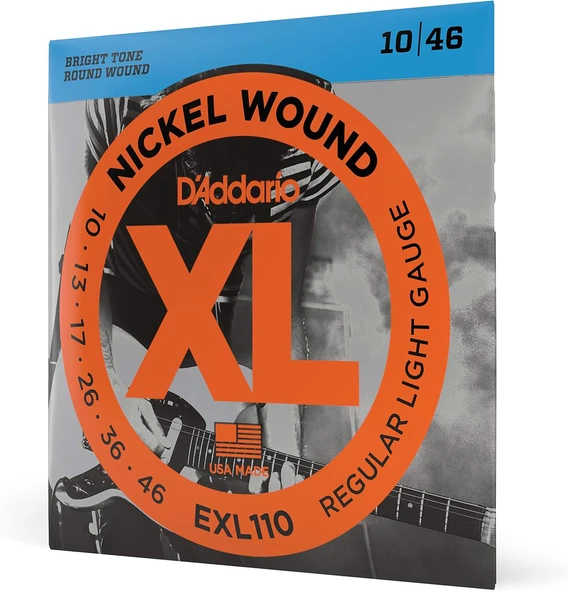 D'Addario Exl110 Elektro Gitar Teli (10-46)
